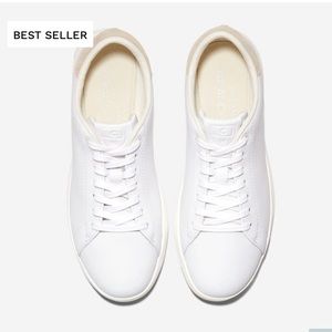 Cole Haan - Grand Pro Tennis Shoes White leather sneakers